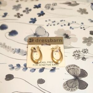 Dressbarn Gold Hoop Earrings